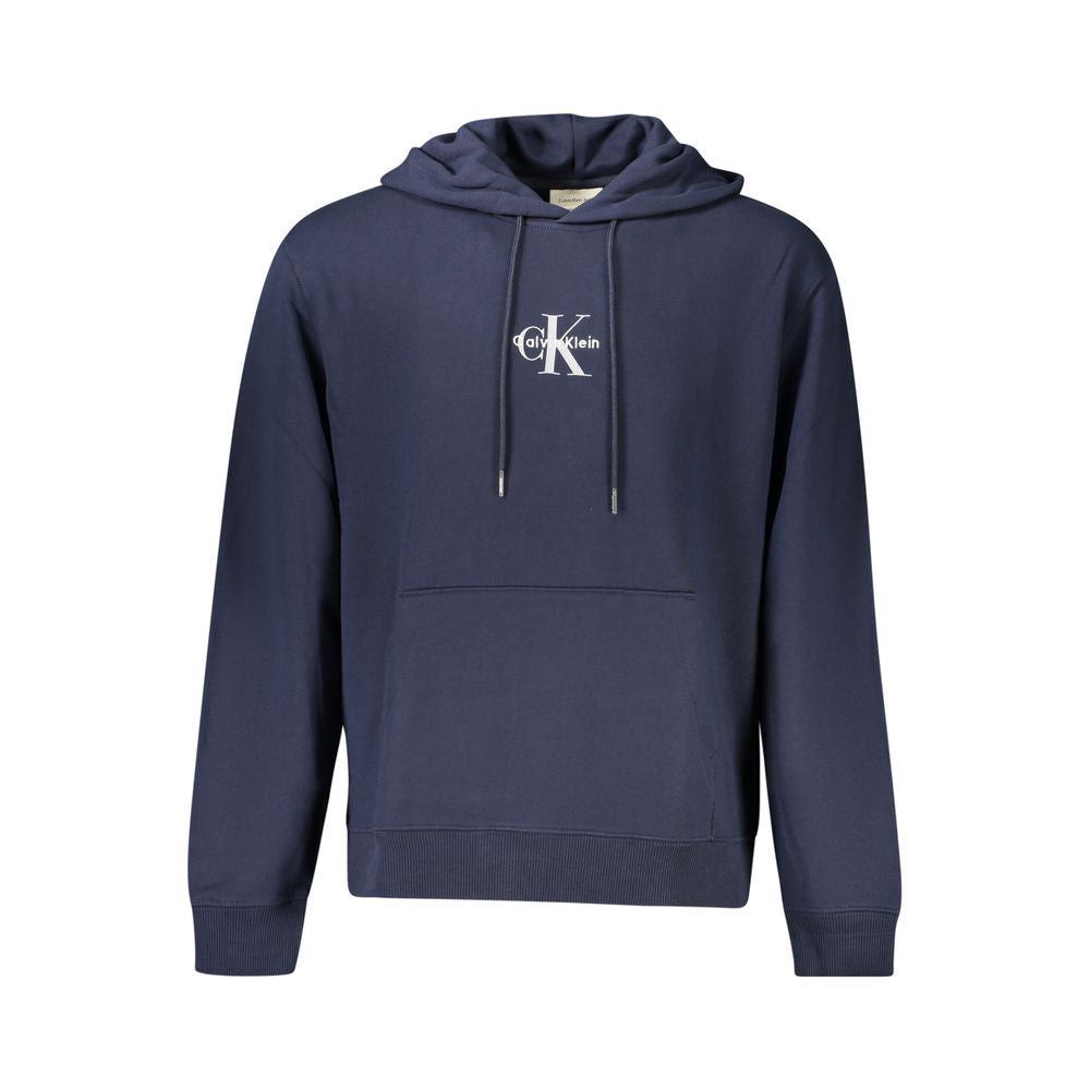 Pull en coton bleu Calvin Klein pour homme