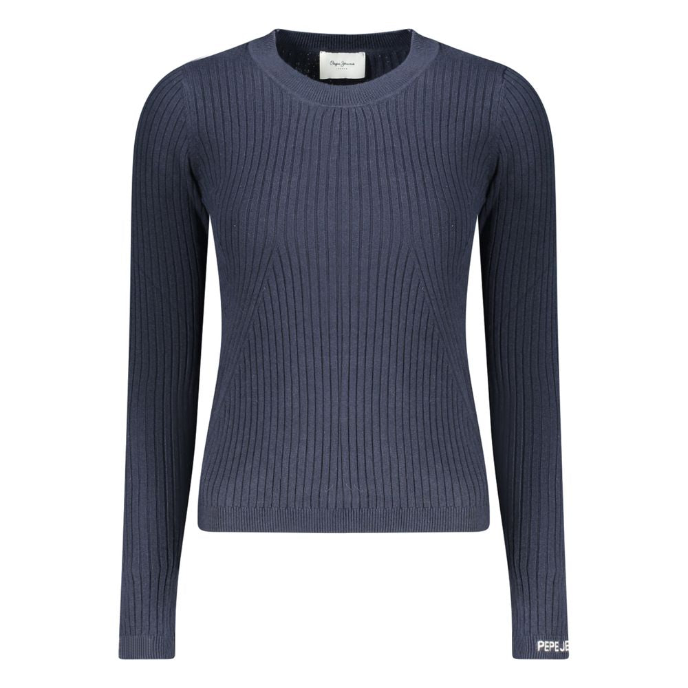 Pepe Jeans Pull Femme Bleu en Coton - Élégant et Confortable