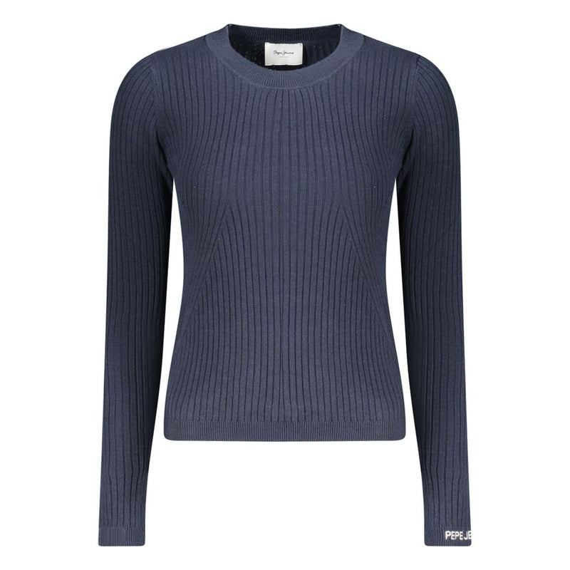 Pepe Jeans Pull Femme Bleu en Coton - Élégant et Confortable