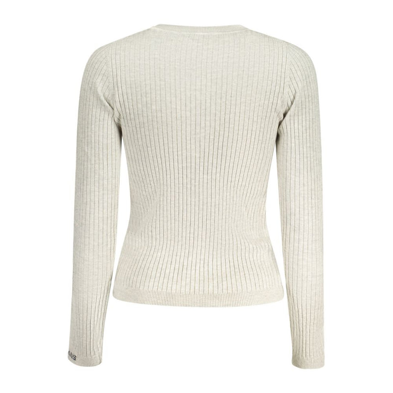Pull Femme Pepe Jeans Gris en Coton - Élégance et Confort