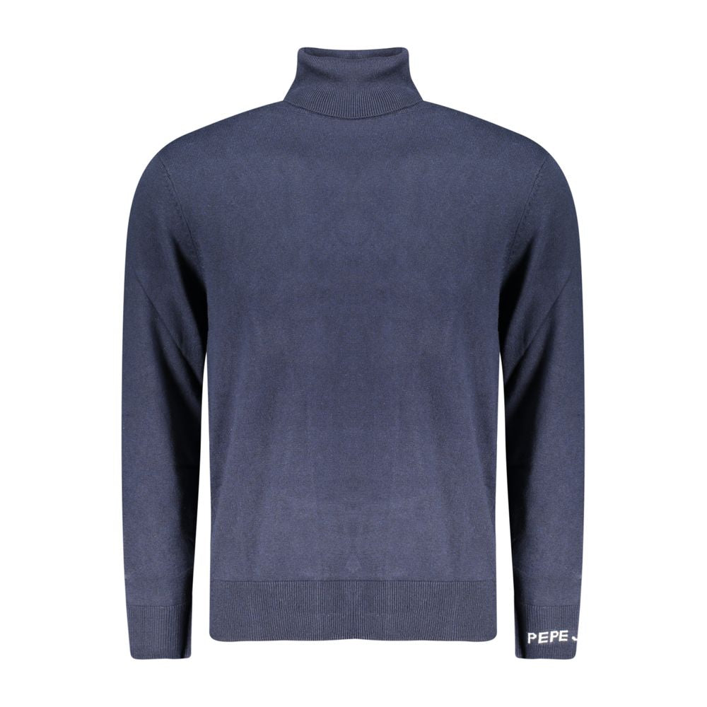 Pepe Jeans Pull Turtleneck en Coton Bleu pour Homme