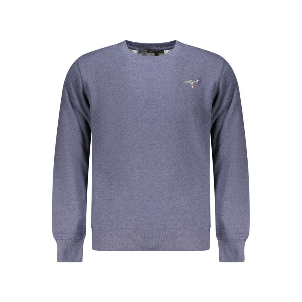 Accademia Militare Blue Cotton Men's Sweater - Eco-Friendly Luxury