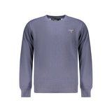 Accademia Militare Blue Cotton Men's Sweater - Eco-Friendly Luxury