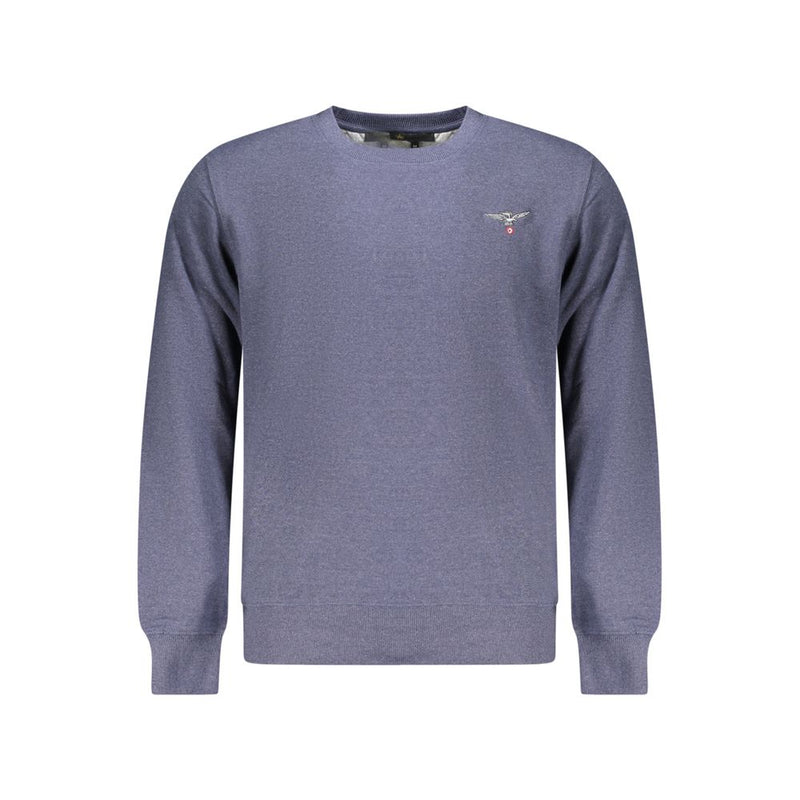 Accademia Militare Blue Cotton Men's Sweater - Eco-Friendly Luxury