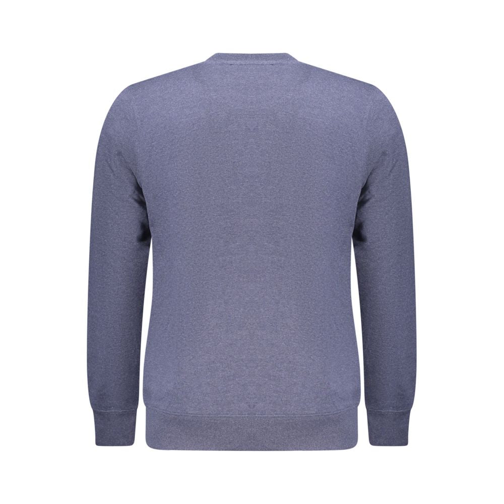 Accademia Militare Blue Cotton Men's Sweater - Eco-Friendly Luxury