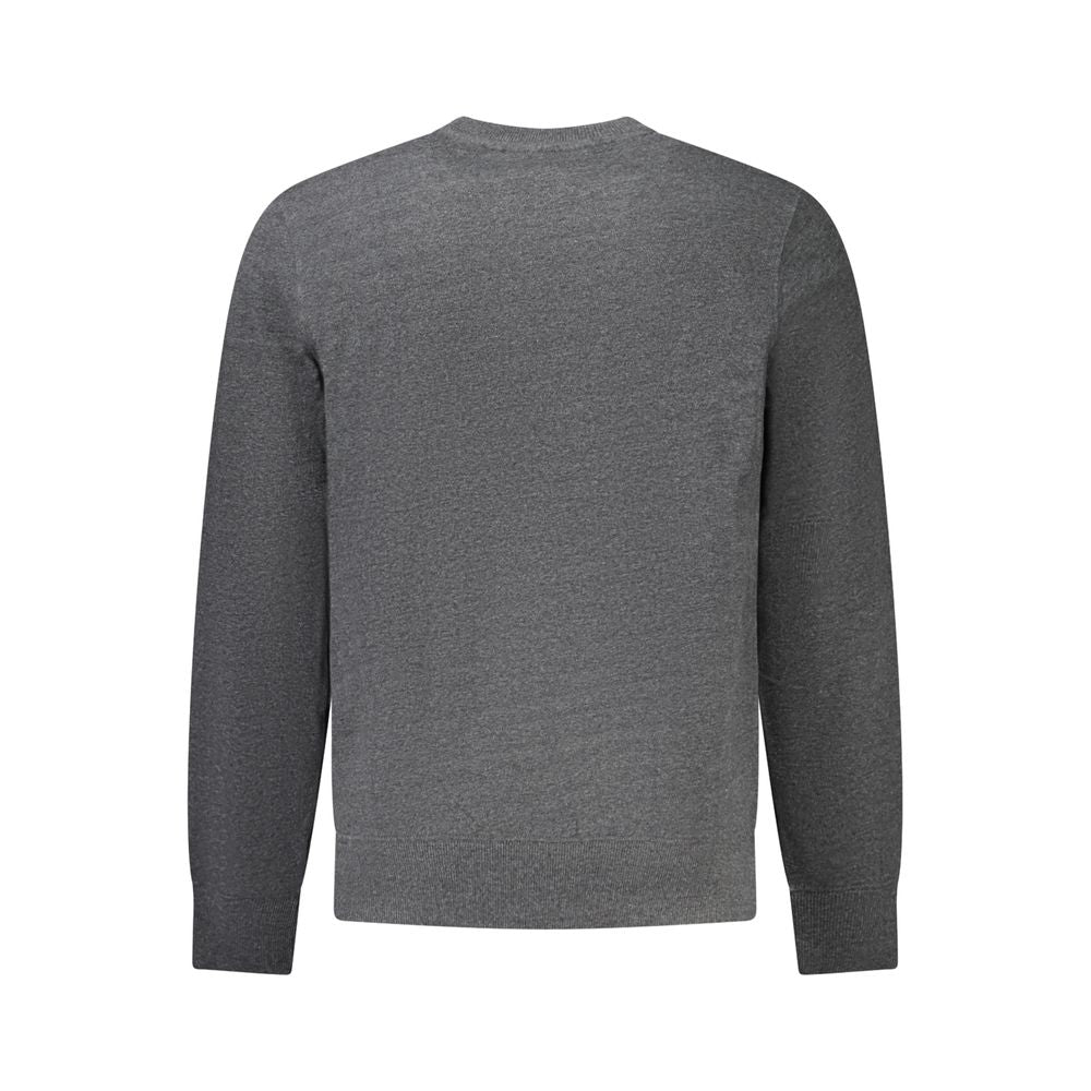 Accademia Militare Gray Cotton Sweater for Men - Sustainable Luxury