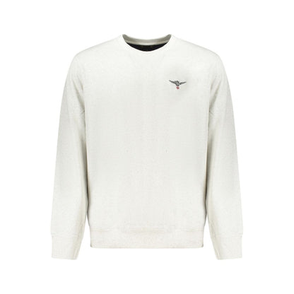 Pull en coton recyclé gris pour homme de la marque Accademia Militare