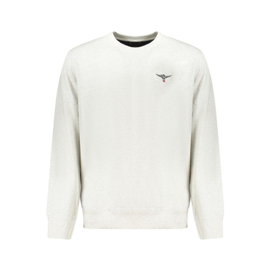 Pull en coton recyclé gris pour homme de la marque Accademia Militare