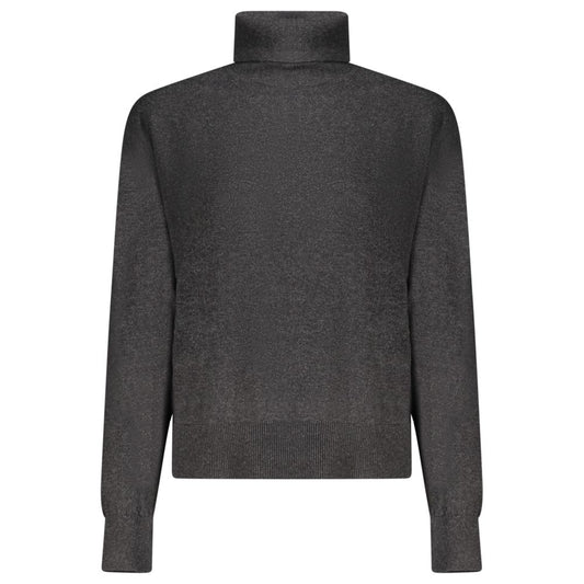 Pepe Jeans Black Cotton Women Turtleneck Sweater