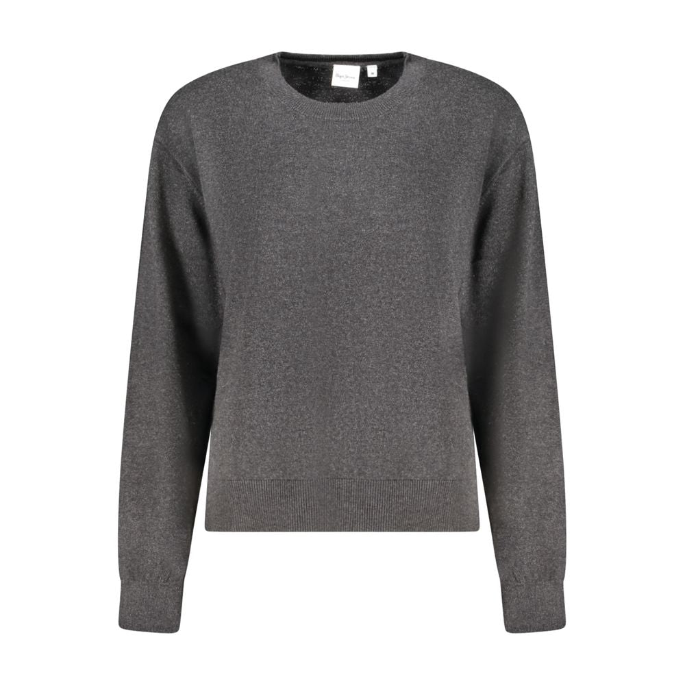 Pepe Jeans Black Cotton Women Sweater - Élégance Intemporelle