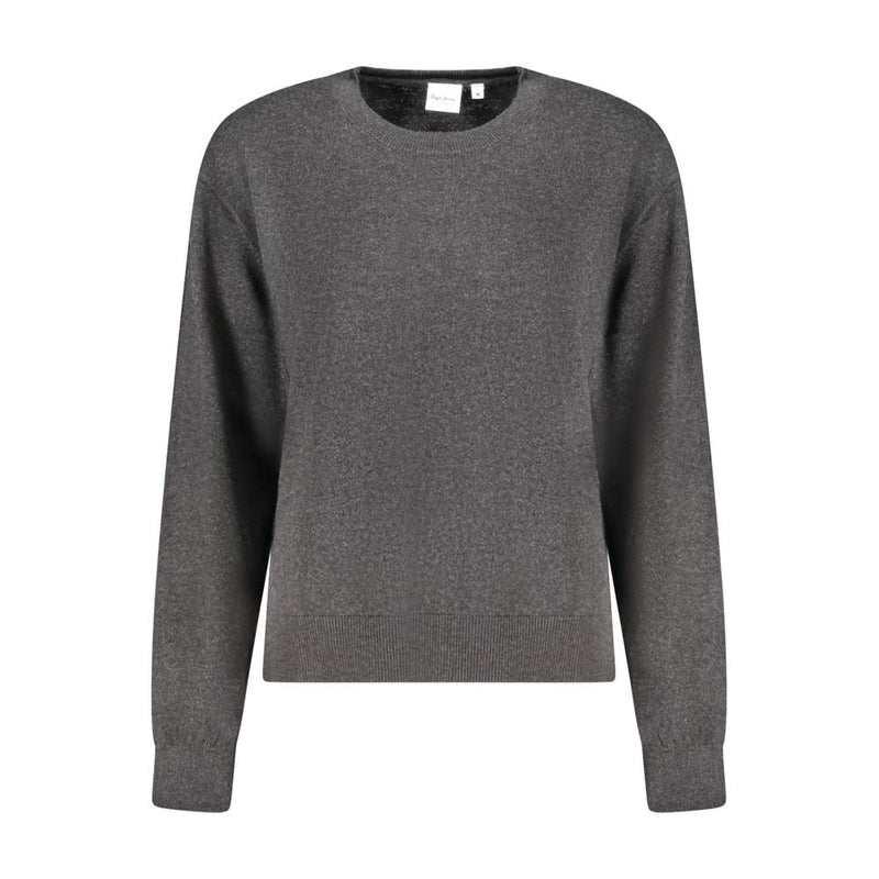 Pepe Jeans Black Cotton Women Sweater - Élégance Intemporelle