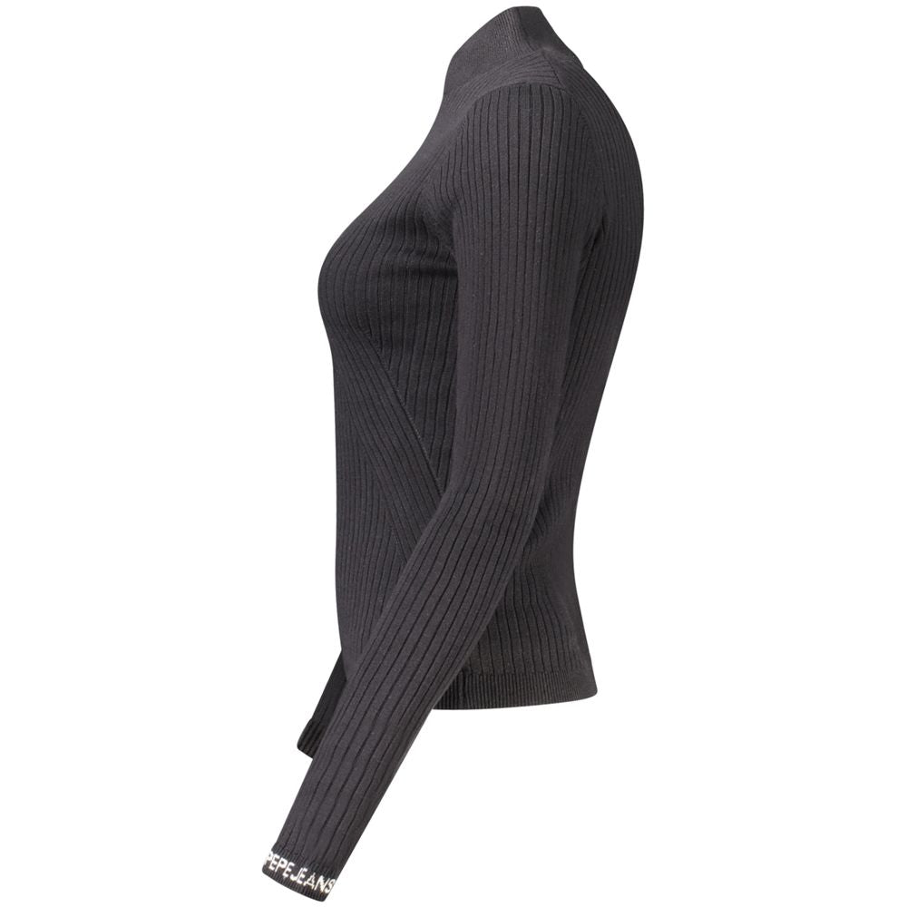 Pepe Jeans Black Cotton Women Sweater - Élégant et Confortable