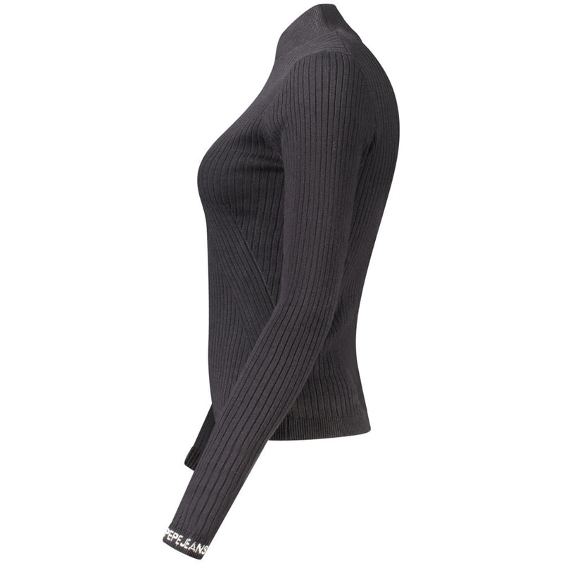 Pepe Jeans Black Cotton Women Sweater - Élégant et Confortable