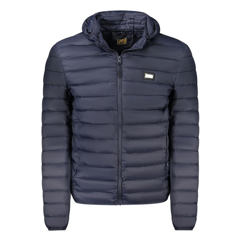 Cavalli Class Veste en Polyester Bleue pour Homme