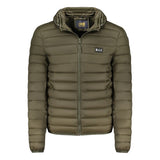 Cavalli Class Veste Verte en Polyester pour Homme avec Capuche Amovible