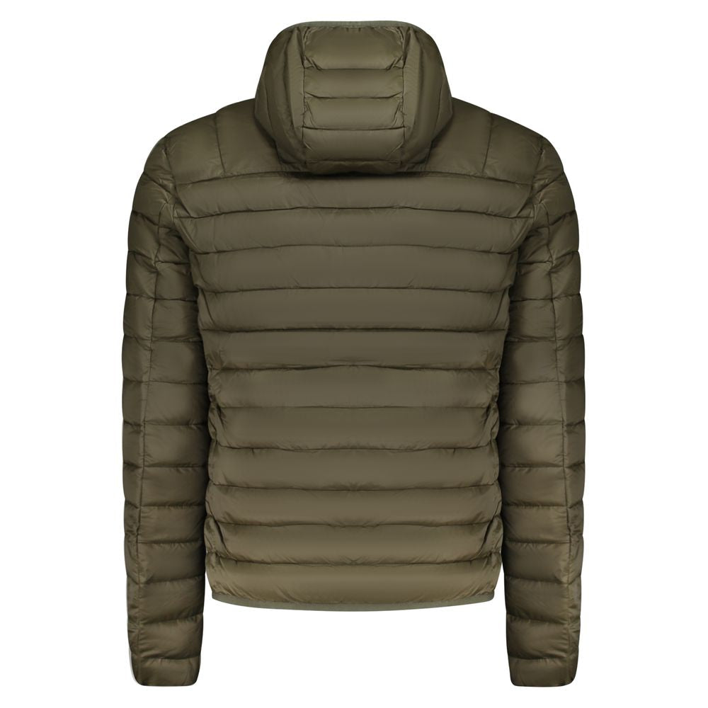 Cavalli Class Veste Verte en Polyester pour Homme avec Capuche Amovible
