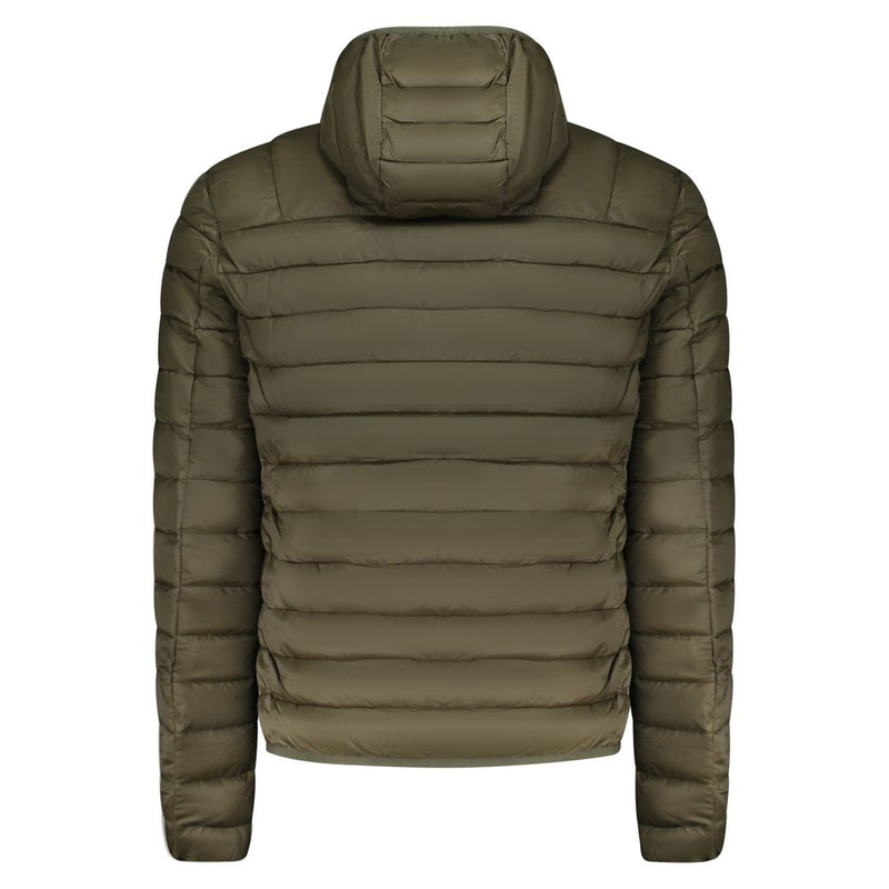 Cavalli Class Veste Verte en Polyester pour Homme avec Capuche Amovible