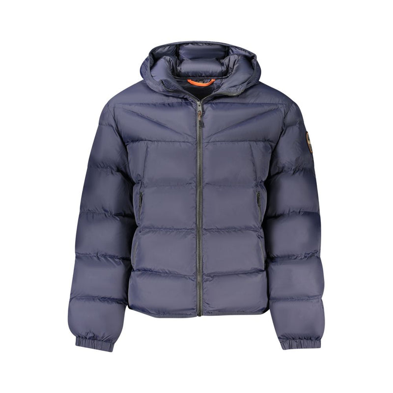 Napapijri Blue Polyamide Men's Jacket - Sustainable Luxury