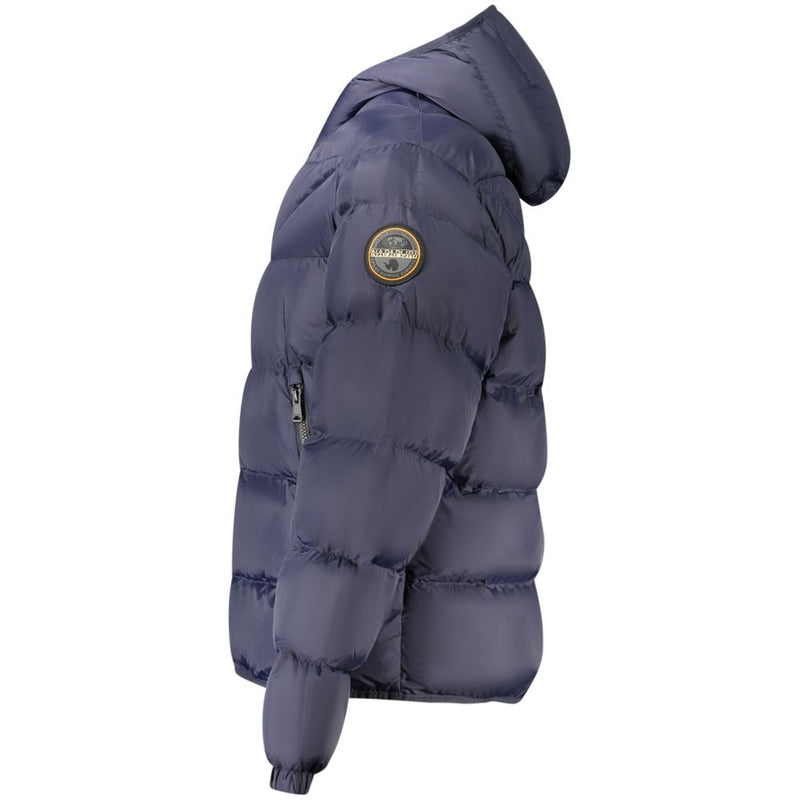 Napapijri Blue Polyamide Men's Jacket - Sustainable Luxury