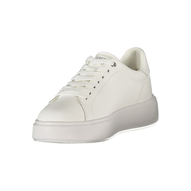 Blauer White Leather Women Sneaker - Chic and Comfortable Footwear
