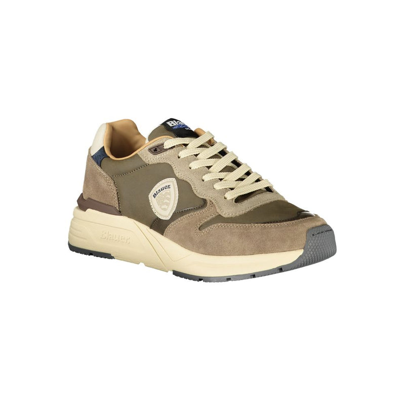 Blauer Gray Leather Men Sneaker - Stylish & Comfortable