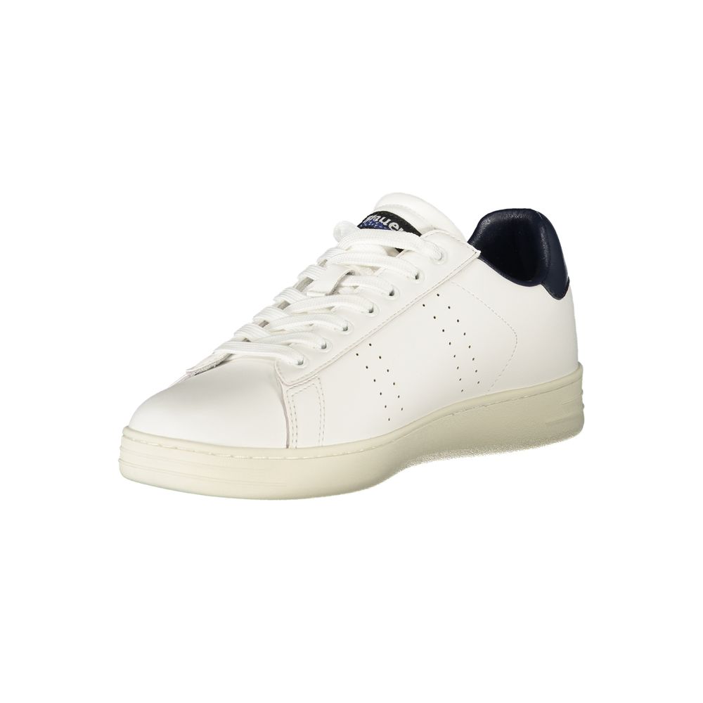 Blauer White Leather Men Sneaker - Stylish Athletic Luxe
