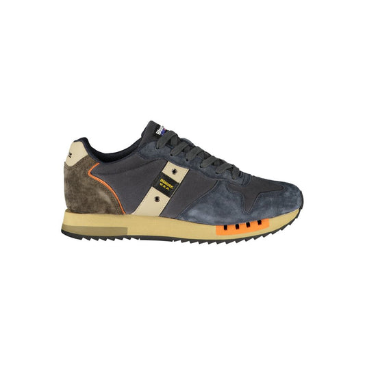 Sneaker en cuir bleu pour homme Blauer
