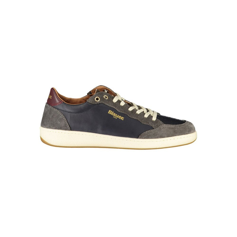 Blauer Blue Leather Men Sneaker - All-Day Comfort and Style