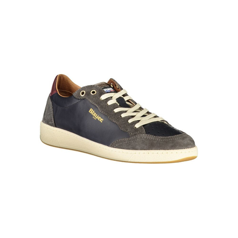 Blauer Blue Leather Men Sneaker - All-Day Comfort and Style