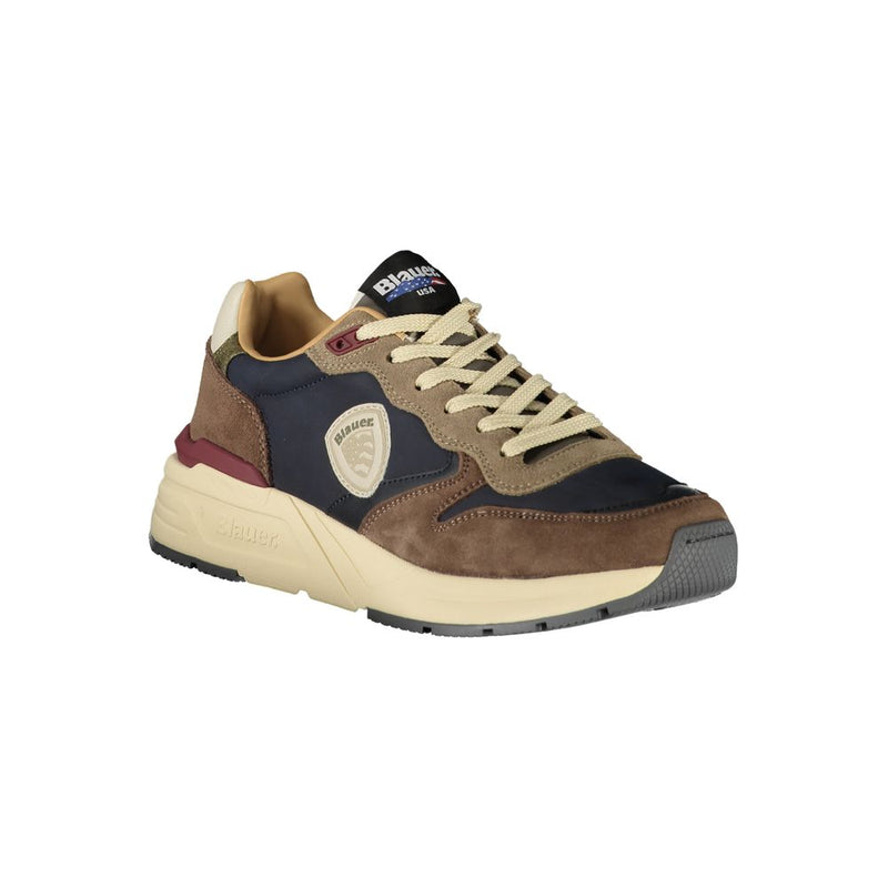 Blauer Blue Leather Men Sneaker - All-Day Comfort & Style