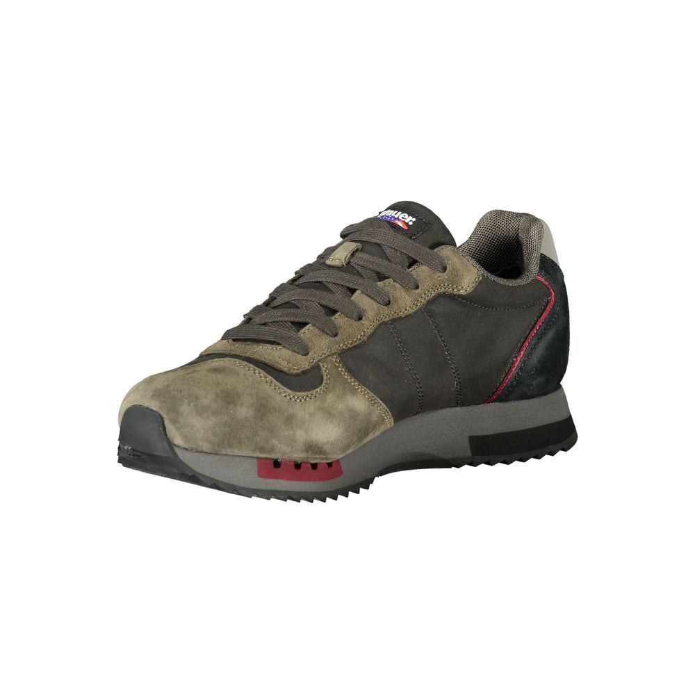 Blauer Black Leather Men Sneaker - Style and Comfort Combined