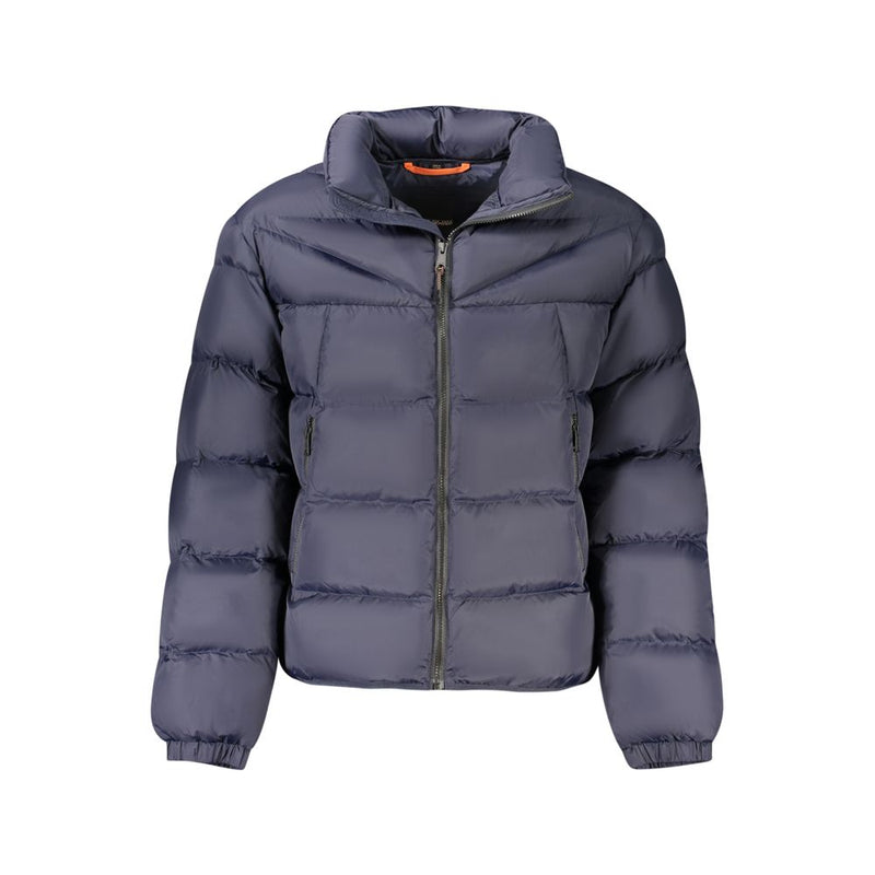 Napapijri Blu Poliammide Men's Jacket - Stylish & Sustainable