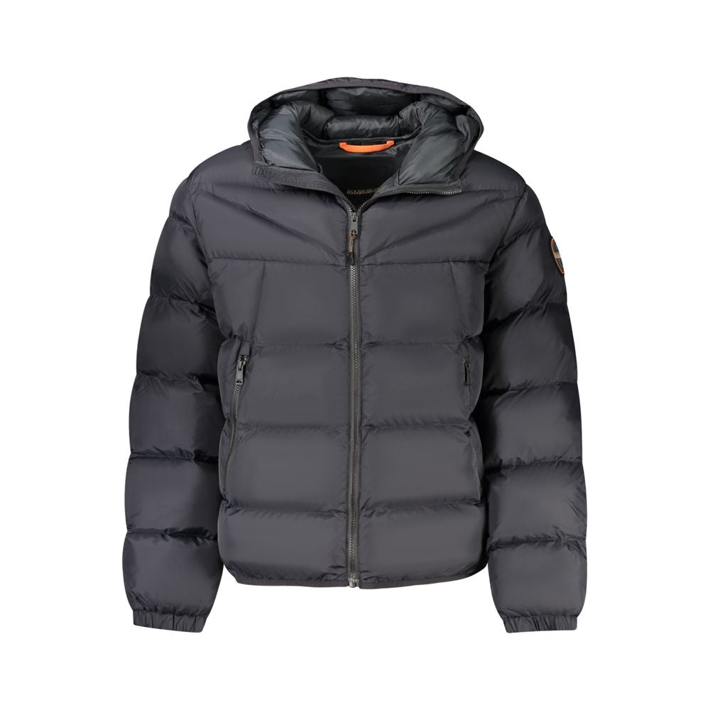 Napapijri Nero Poliammide Men's Jacket - Sustainable Urban Style