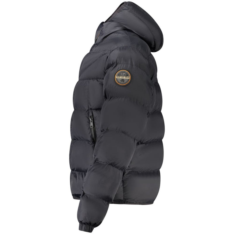 Napapijri Nero Poliammide Men's Jacket - Stylish & Sustainable