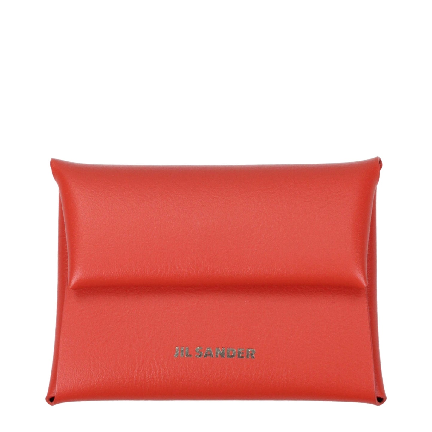 Portefeuilles en cuir orange de Jil Sander