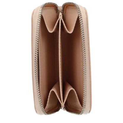 Portefeuilles en cuir rose Jil Sander
