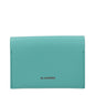 Porte-cartes en cuir vert de Jil Sander