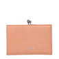 Portefeuilles en cuir rose Jil Sander