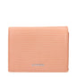 Portefeuilles en cuir rose Jil Sander