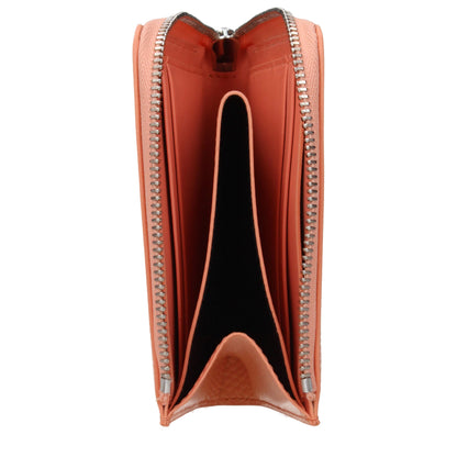 Portefeuilles en cuir rose Jil Sander