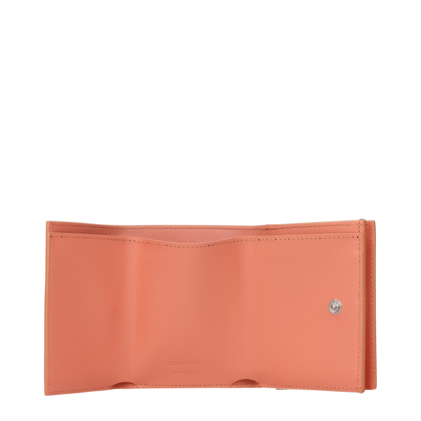 Portefeuilles en cuir rose Jil Sander