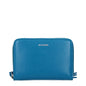 Portefeuilles en cuir bleu Jil Sander