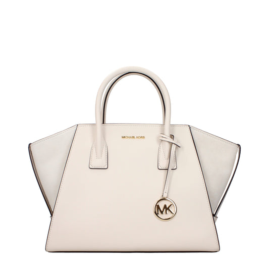 Sacs à main en cuir beige de Michael Kors