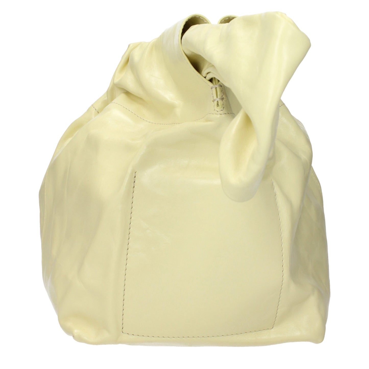 Sacs à main en cuir jaune de Jil Sander