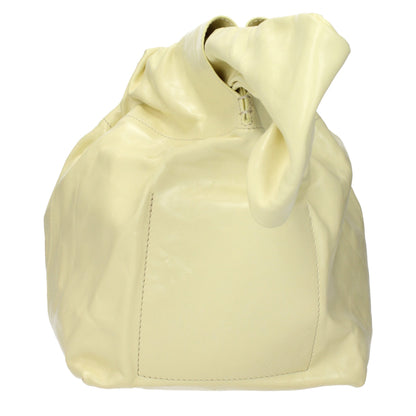 Sacs à main en cuir jaune de Jil Sander