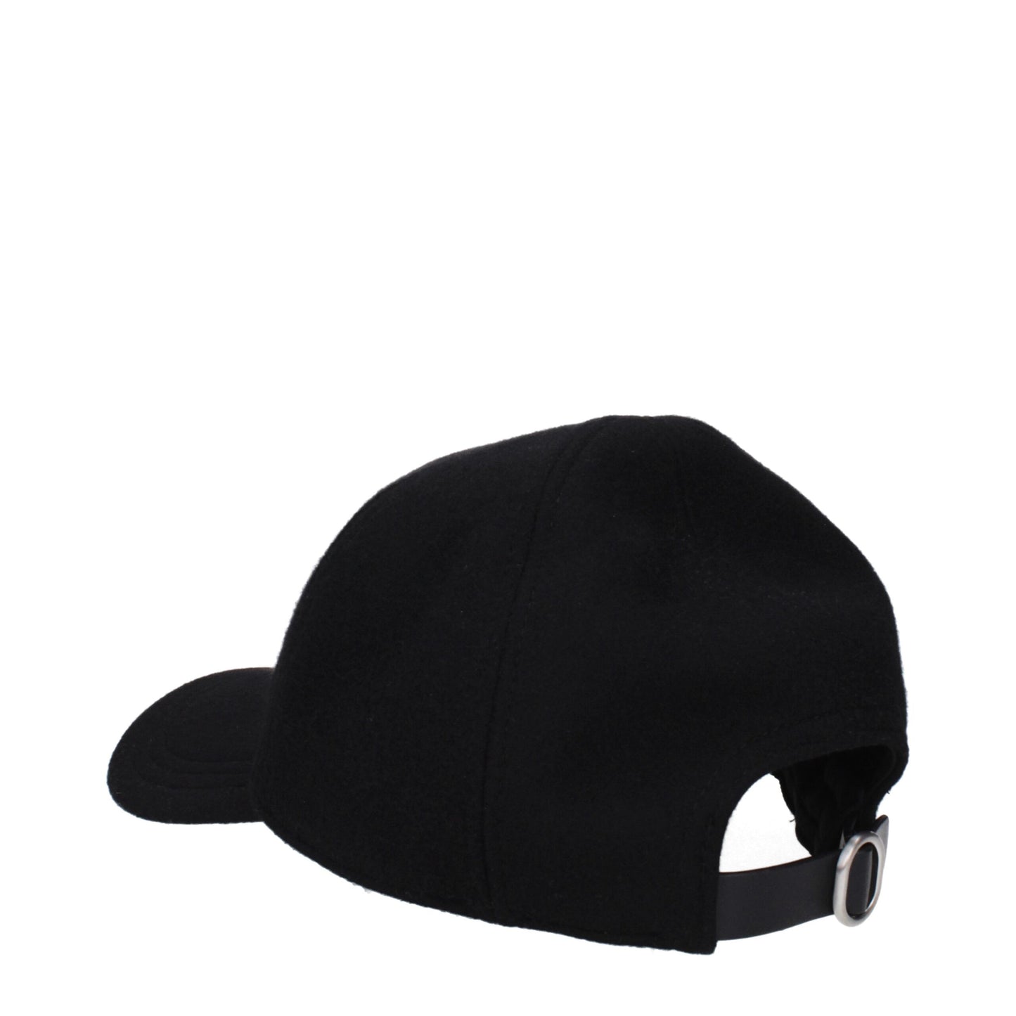 Casquettes (bonnes de baseball) en cachemire noir de Jil Sander