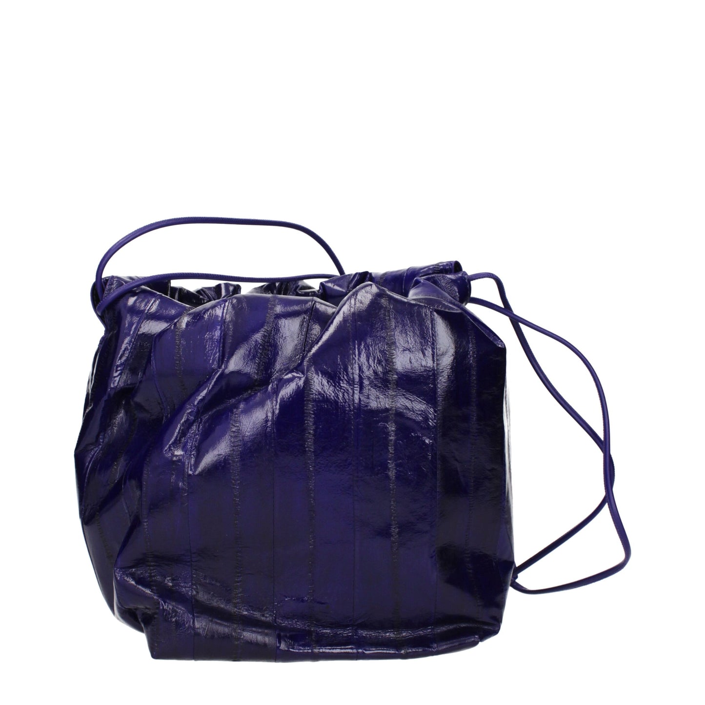 Sacs à bandoulière en cuir violet de Jil Sander