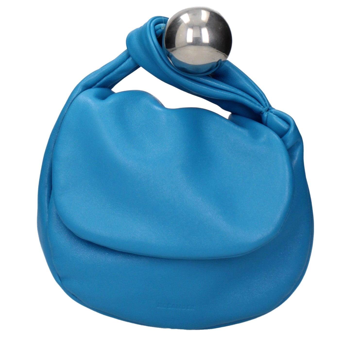 Sacs à main en cuir bleu de Jil Sander