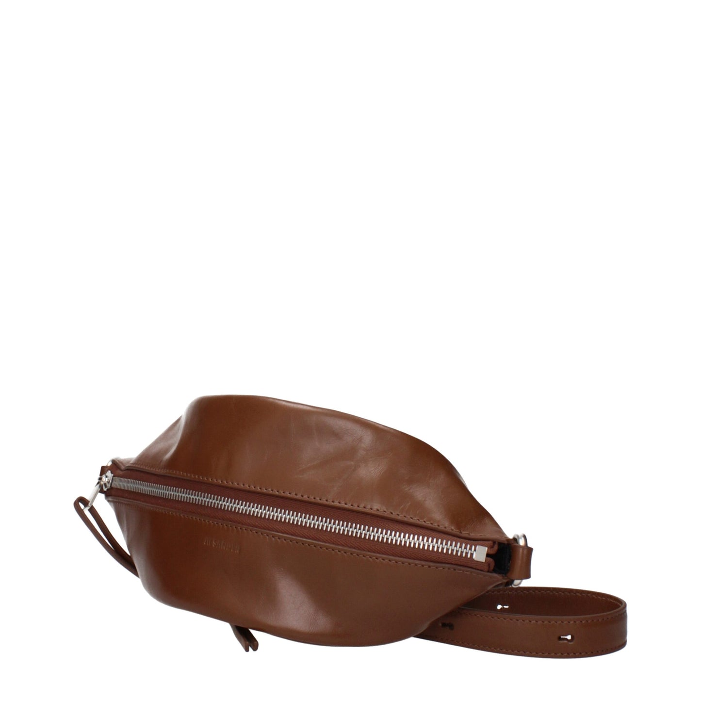 Sacs à bandoulière en cuir marron de Jil Sander