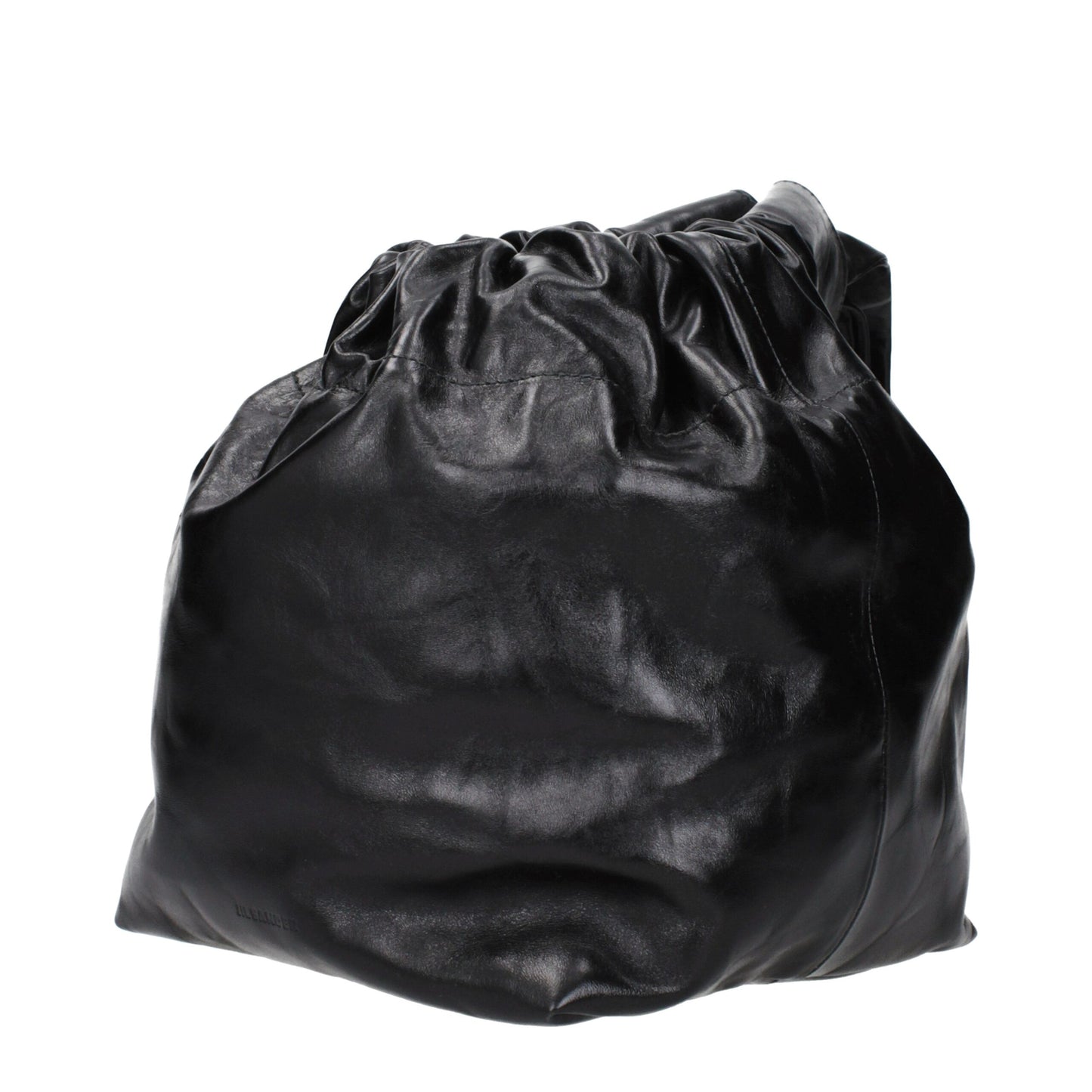 Sacs à main en cuir noir Jil Sander